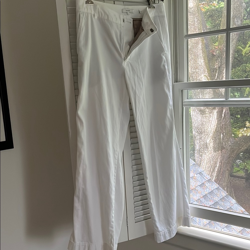 Vince White Wide Leg Pants